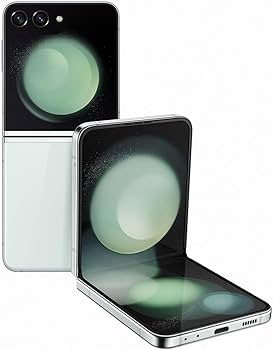 Android Galaxy Flip 5｜256gb｜SIMフリー Samsung Galaxy Z Flip5 5G AI Smartphone (Mint, 8GB RAM, 256GB